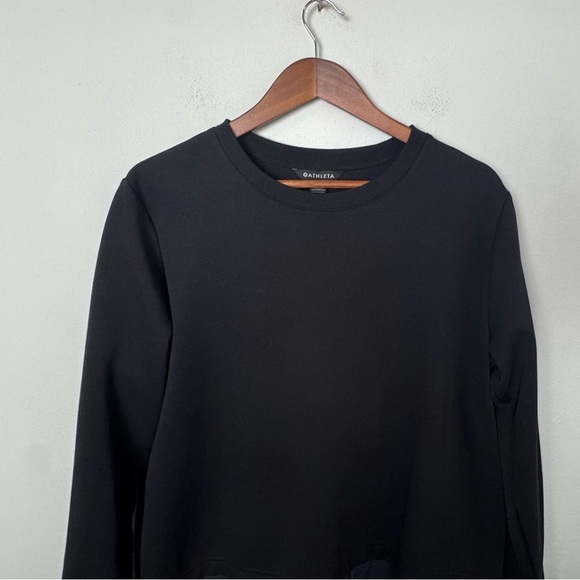 ATHLETA Gallery Top 2.0 Tunic Hybrid Work Top in Black Size Medium - Picture 5 of 13
